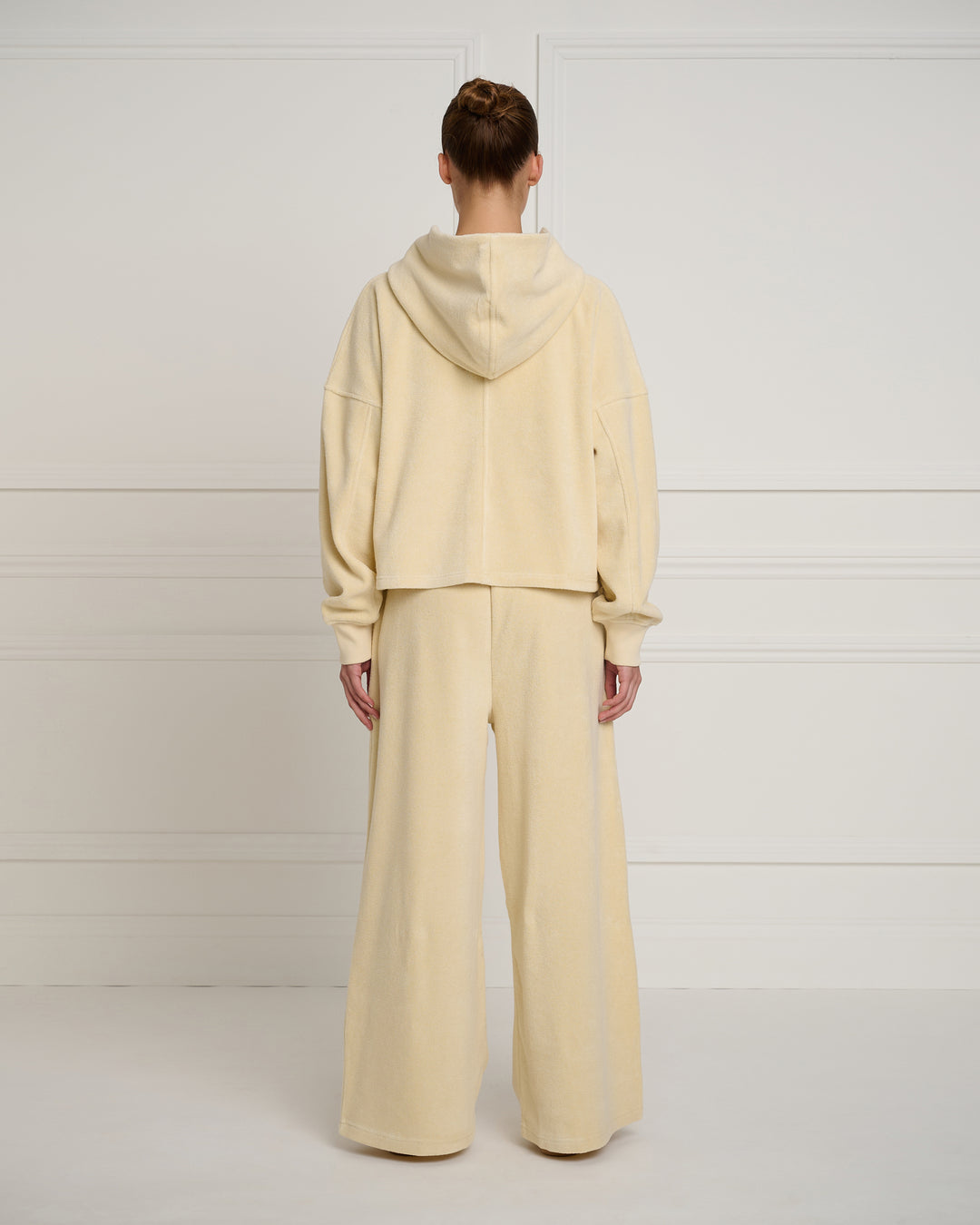 Looped Wide Leg Jogger