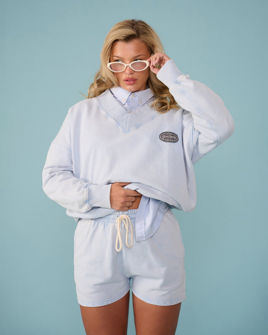 Varsity Short in Dockside