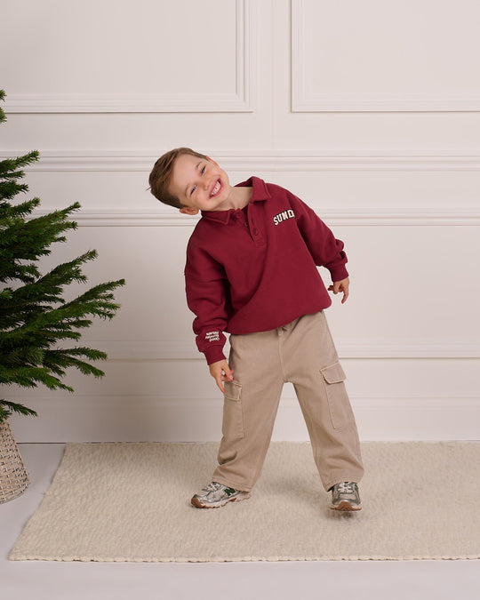 Kids Heritage Button Sweatshirt