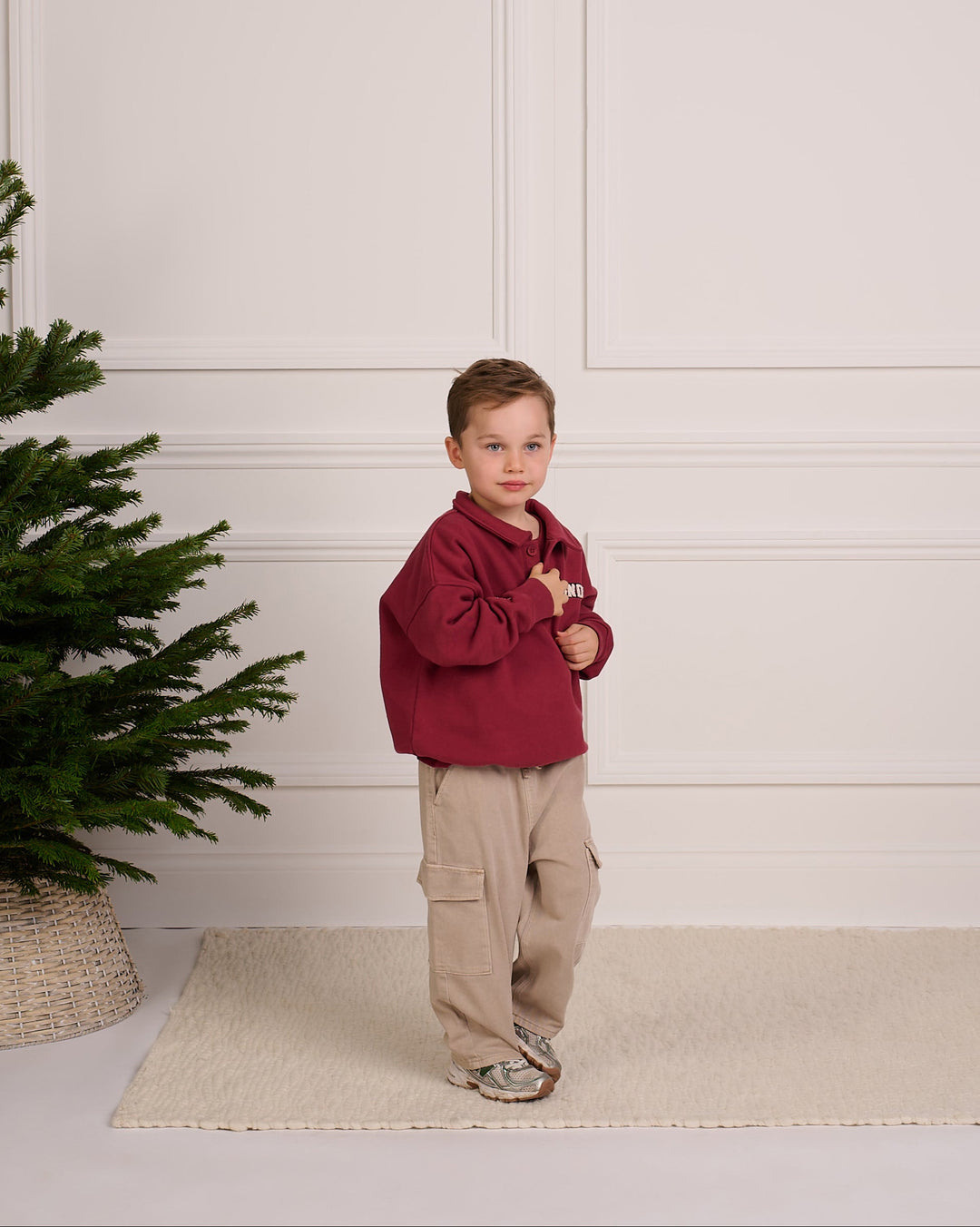 Kids Heritage Button Sweatshirt