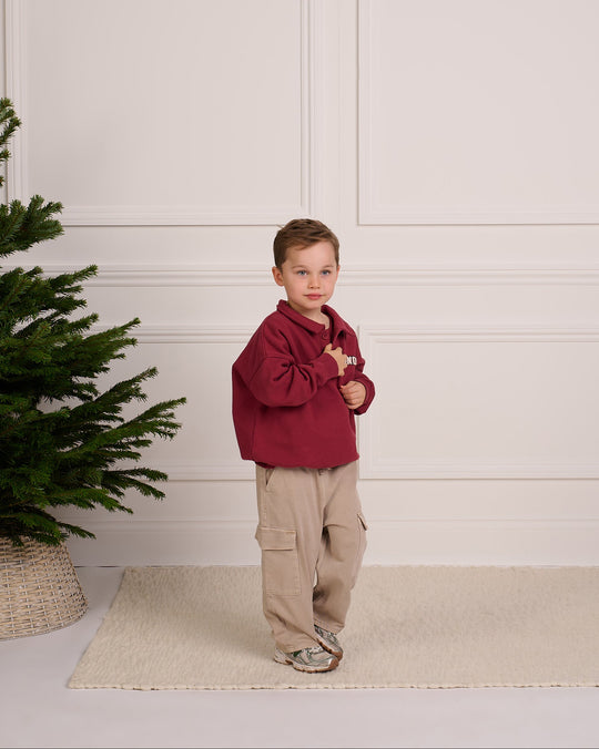 Kids Heritage Button Sweatshirt