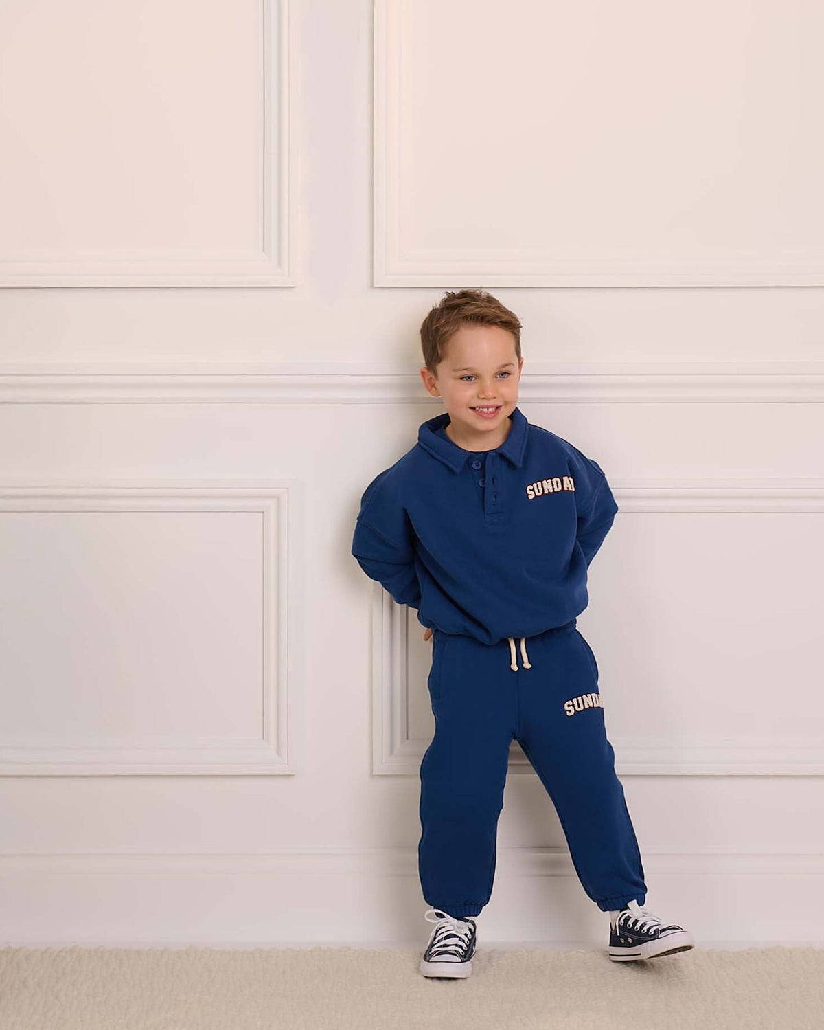 Kids Heritage Button Sweatshirt