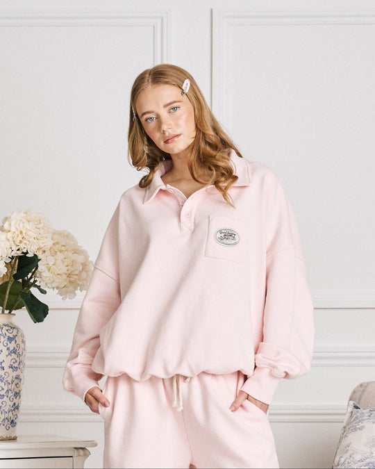 Softgirl Button Sweatshirt