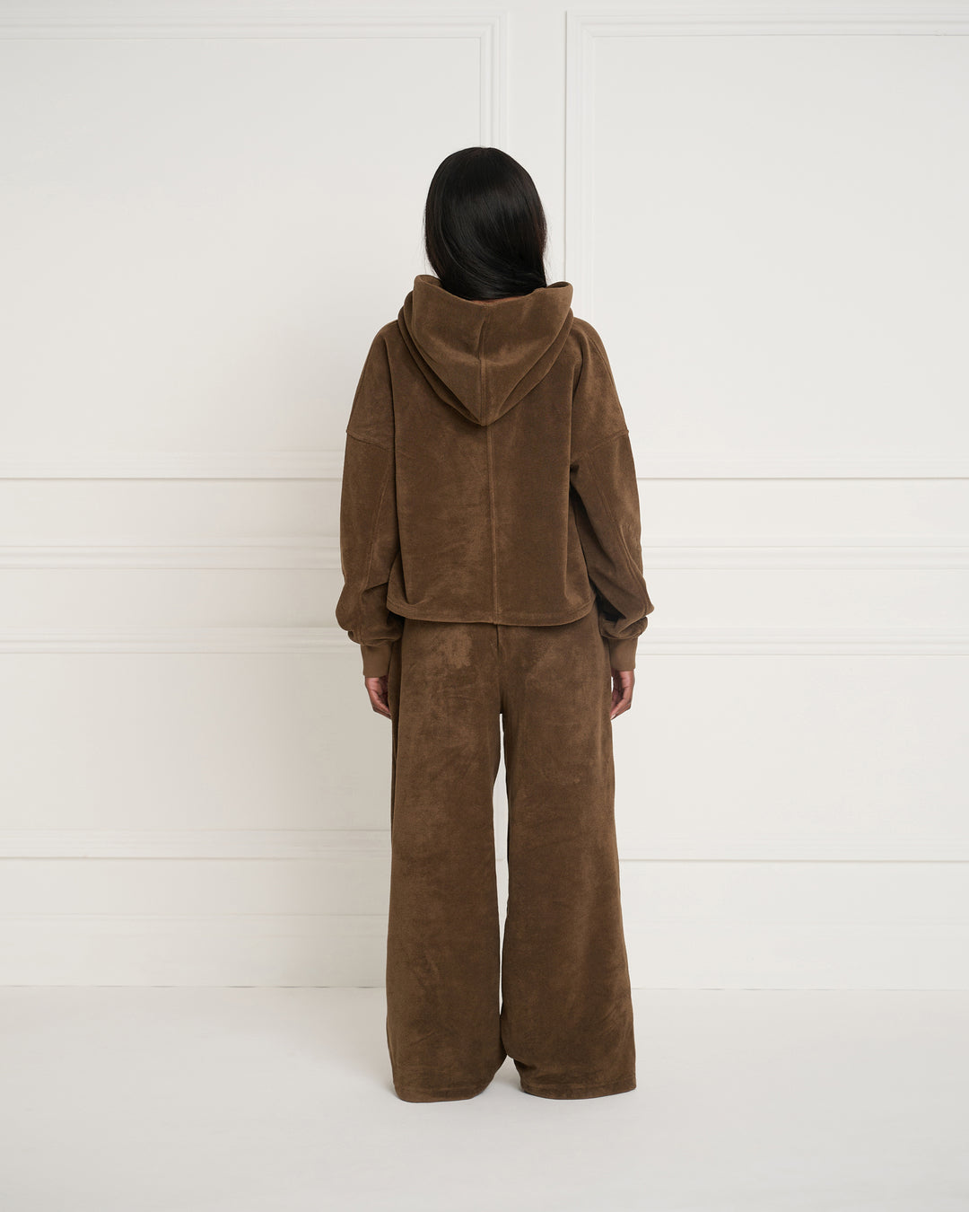 Looped Wide Leg Jogger