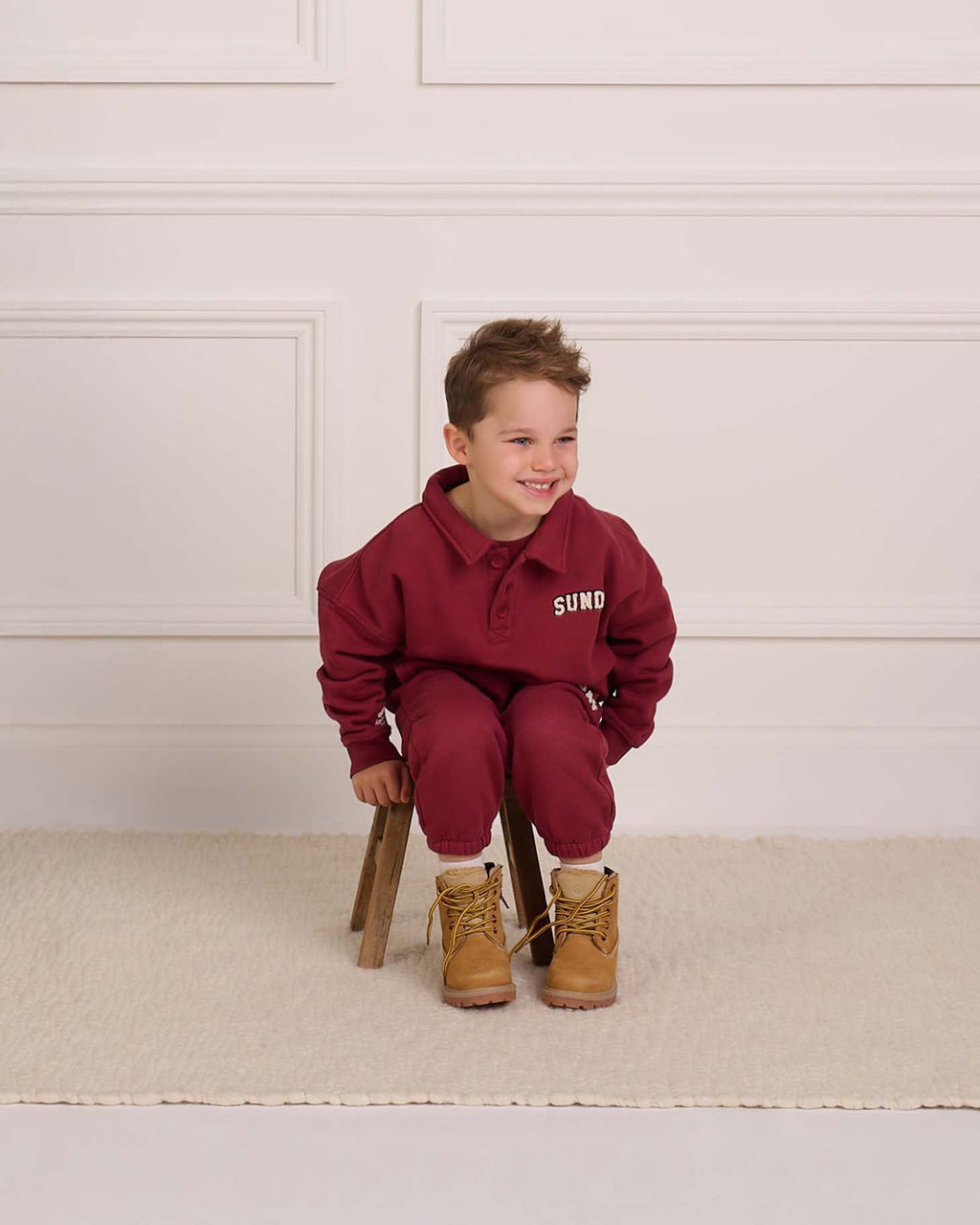 Kids Heritage Button Sweatshirt