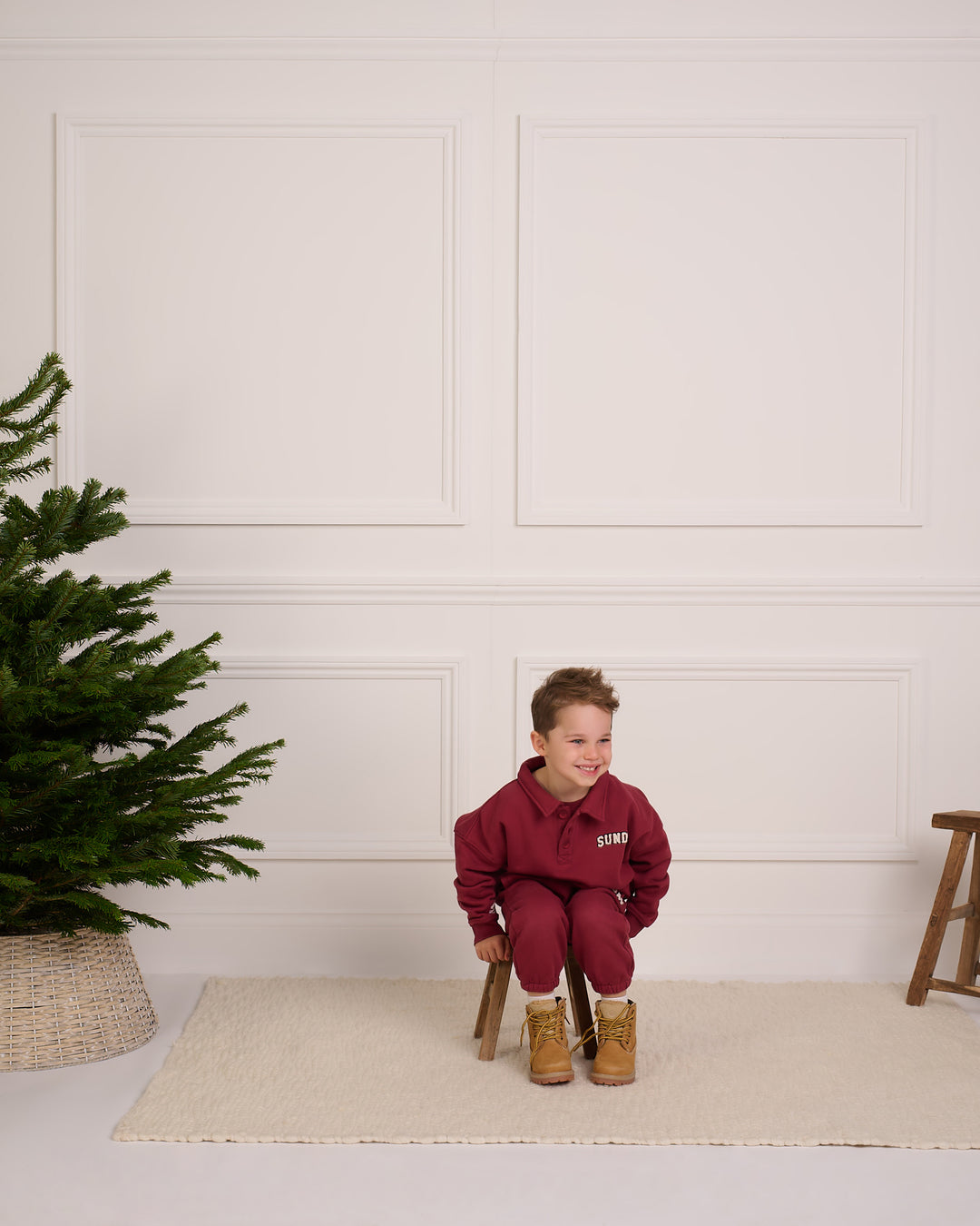 Kids Heritage Button Sweatshirt